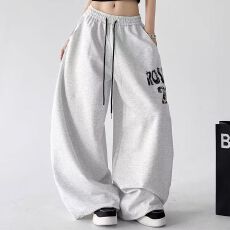 批发韩版印花抽绳街舞hiphop<b class='q'>嘻哈</b>休闲<b class='q'>裤</b>女爵士舞jazz长<b class='q'>裤</b>运动街头潮
