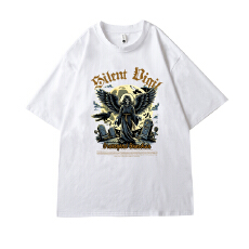 批发潮流街头彩色字母印花<b class='q'>T</b><b class='q'>恤</b>宽松百搭纯棉短袖男女情侣款夏季上衣