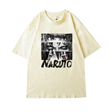 批发百搭纯棉男女同款动漫火影忍者多色印花<b class='q'>T</b><b class='q'>恤</b>宽松休闲纯棉短袖<b class='q'>T</b><b class='q'>恤</b>