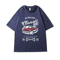 批发重磅大码宽松纯棉<b class='q'>T</b><b class='q'>恤</b>男纯色落肩袖大印花上衣男款夏季宽松半袖