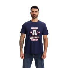 批发潮流印花半袖体恤衫打底衫纯色印花<b class='q'>T</b><b class='q'>恤</b>男夏季透气吸汗宽松短袖