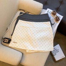 批发实拍~纯欲甜辣白色波点a字半身裙女2026春夏防走光A字包臀短裙<b class='q'>裤</b>