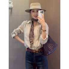 批发韩系老钱风长袖衬衫女2026新款秋<b class='q'>冬</b>季轻熟内搭衬衣设计感小众上衣