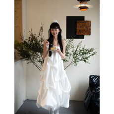 批发法式轻婚纱新娘<b class='q'>敬酒</b><b class='q'>服</b>高级感抹胸森系出门订<b class='q'>婚礼</b><b class='q'>服</b>裙高端轻奢小众