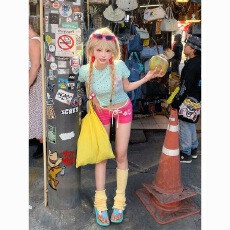 批发圆领波点短袖正肩新款显瘦薄荷绿多巴胺休闲<b class='q'>欧美风</b>夏季上衣穿搭潮