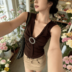 批发甜美薄荷绿小飞袖收腰蓬蓬吊带碎花<b class='q'>连衣裙</b>女夏短款方领收腰a字裙