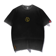 批发马年贺岁款国潮刺绣圆领短袖潮牌<b class='q'>中国风</b>重磅绣花宽松情侣控价149