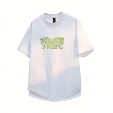 批发夏季貔貅兽纹刺绣短袖立体剪裁T恤半袖圆领休闲<b class='q'>男士</b>潮流情侣上衣