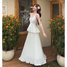 批发今年流行的女装<b class='q'>半身</b>裙子女独特超好看松紧腰宽松百搭a字中长裙子