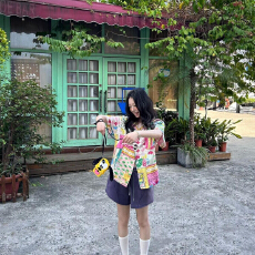 批发<b class='q'>情侣</b><b class='q'>款</b>复古设计港味短袖碎花<b class='q'>衬衫</b>上衣2026春夏季宽松休闲新款<b class='q'>衬衣</b>