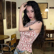 批发吊带背心女内搭2026夏季新款洋气百搭<b class='q'>时尚</b>印花网红炸街打底上衣