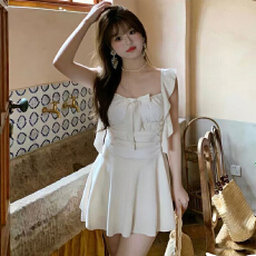 批发大码连体泳衣女款绝美胖mm2026新款高级感大学生微胖女孩遮肉显瘦