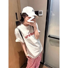 批发实价 220g纯棉 螺纹领口  +后包边 刺绣字母短袖<b class='q'>T</b><b class='q'>恤</b>情侣<b class='q'>男</b>女