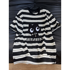 批发原版面料 螺纹领口 +后包边+毛巾绣+立体短袖T恤<b class='q'>男</b>女