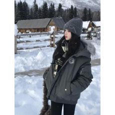批发羽绒棉服女2026年<b class='q'>新款</b>冬季工装派克服大毛领情侣加厚棉袄棉衣外套