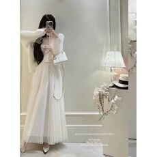 批发新款法式薄透气<b class='q'>空调</b>罩<b class='q'>衫</b>+立体花朵蕾丝拼接吊带+ 半身裙3件套