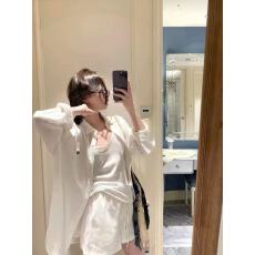 批发新款<b class='q'>韩版</b>时尚小马刺绣薄款防晒衣+背心+松紧腰休闲短裤3件套