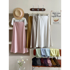 批发法式<b class='q'>复古</b>醋酸缎面鱼尾半身裙女春夏高级垂感洋气质显瘦包臀a字裙