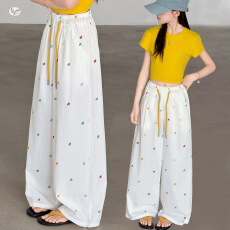 批发女童无袖套装2026年夏季新款中大童背心正反两穿格子背带裤两件套