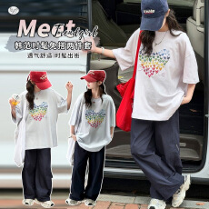 批发2026<b class='q'>夏</b>季新款青少年女童甜美短袖T恤时尚潮流韩版舒适百搭可爱