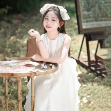 批发<b class='q'>女童</b>连<b class='q'>衣裙</b>2026夏季新款儿童洋气公主裙女孩夏装无袖背心<b class='q'>礼服</b>裙子