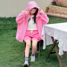 批发女童夏季轻薄防晒衣2026夏季新款中大童连帽长袖防晒服<b class='q'>儿童</b>空调服