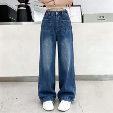 批发女童<b class='q'>牛仔</b><b class='q'>裤</b>2026夏季新款中大童百搭阔腿<b class='q'>裤</b><b class='q'>直筒裤</b>儿童夏<b class='q'>装</b>薄款长<b class='q'>裤</b>