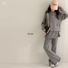 批发女<b class='q'>童</b><b class='q'>秋装</b><b class='q'>套装</b><b class='q'>童</b>装2026新款中大<b class='q'>童</b>连帽卫衣屁帘微喇裤休闲运动服装