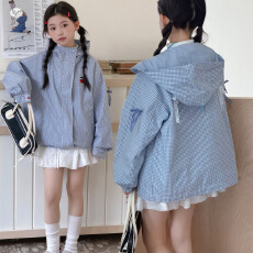 批发女童秋装外套2026新款女大童韩系穿搭休闲夹克儿童<b class='q'>春</b>秋款上衣