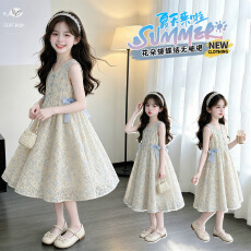 批发<b class='q'>女</b><b class='q'>童</b>碎花<b class='q'>连衣裙</b>夏装2026新款儿童洋气裙子女大童高级感公主裙夏季