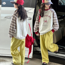 批发女童春装<b class='q'>卫衣</b>休闲裤<b class='q'>套装</b>2026新款<b class='q'>儿童</b>中大童女孩洋气韩版两件套