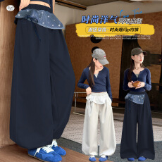 批发秋季<b class='q'>女童</b>休闲<b class='q'>裤</b>春秋新款童装儿童女孩收缩脚口P帘裤宽松百搭洋气