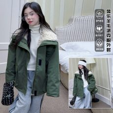批发女童加绒外套2026秋冬新款儿童加厚派克服洋气冬装加厚棉服上衣