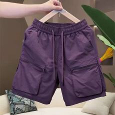 批发2026年夏季新款男士潮流百搭速干拉链工装子五分短裤薄款休闲<b class='q'>韩版</b>