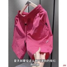 批发夏季男士新款冰丝速干透气网孔短<b class='q'>裤</b>时尚百搭简约纯色休闲五分<b class='q'>裤</b>男