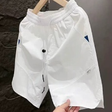 批发休闲短<b class='q'>裤</b>男款夏季时尚百搭<b class='q'>宽松</b>直筒阔腿沙滩<b class='q'>裤</b>子男生中<b class='q'>裤</b>速干透气