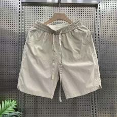 夏季薄款运动速干短裤男士纯色网眼休闲五分裤透气宽松外穿沙滩裤