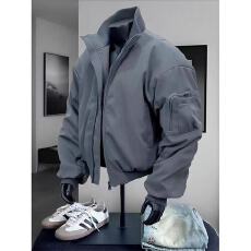 飞行夹克外套男款春秋美式高街cleanfit廓形冲锋短款教练棒球服潮