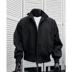 cleanfit黑色短款工装外套男美式三防立领棒球服bomber飞行员夹克