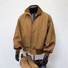 春秋季短款飞行夹克薄款男立领宽松防风休闲男款棒球服男款外套