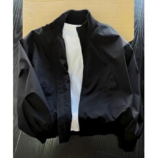 cleanfit美式飞行夹克男春季潮牌短款立领棒球服重磅硬挺工装外套