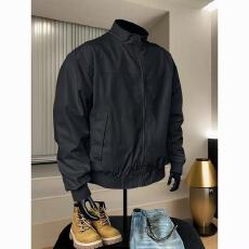 批发春款美式复古三防教练飞行<b class='q'>夹克</b>外套男立领短款户外机能风上衣潮流