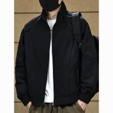 批发美式立领<b class='q'>夹克</b>外套男士春季2026新款休闲百搭宽松工装<b class='q'>夹克</b>男款上衣