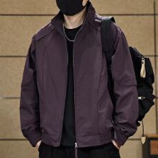 批发美式高街立领<b class='q'>夹克</b>男士2026春季新款潮牌痞帅高级感休闲工装外套男