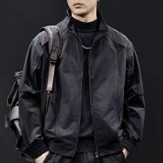 批发春季2026新款美式休闲夹克<b class='q'>男</b>士薄外套春秋潮牌大码<b class='q'>衣服</b>高端冲锋衣