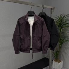 批发2026春季新款春秋夹克休闲男士<b class='q'>外套</b>美式春季衣服男装冲锋衣