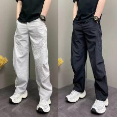 批发灰色冰丝速干裤子<b class='q'>男</b>款夏季薄款户外休闲运动<b class='q'>哈伦裤</b><b class='q'>男</b>士透气直筒裤