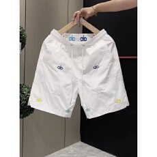 夏季薄款外穿裤子男士欧货速干休闲短裤简约帅气运动宽松五分裤子