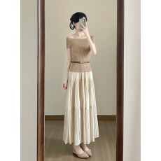 批发夏日多巴胺针织上衣女百搭