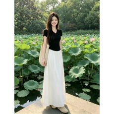 批发夏日多巴胺针织上衣女百搭